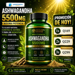 Ashwagandha 5500mg Nueva Generación – Duerme Mejor y Reduce el Estrés