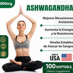 Ashwagandha 5500mg Nueva Generación – Duerme Mejor y Reduce el Estrés