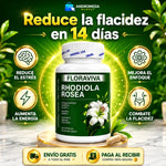 RHODIOLA™ Menos cortisol. Menos flacidez. Más firmeza ✨
