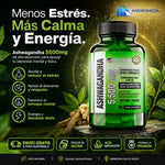 Ashwagandha 5500mg Nueva Generación – Duerme Mejor y Reduce el Estrés